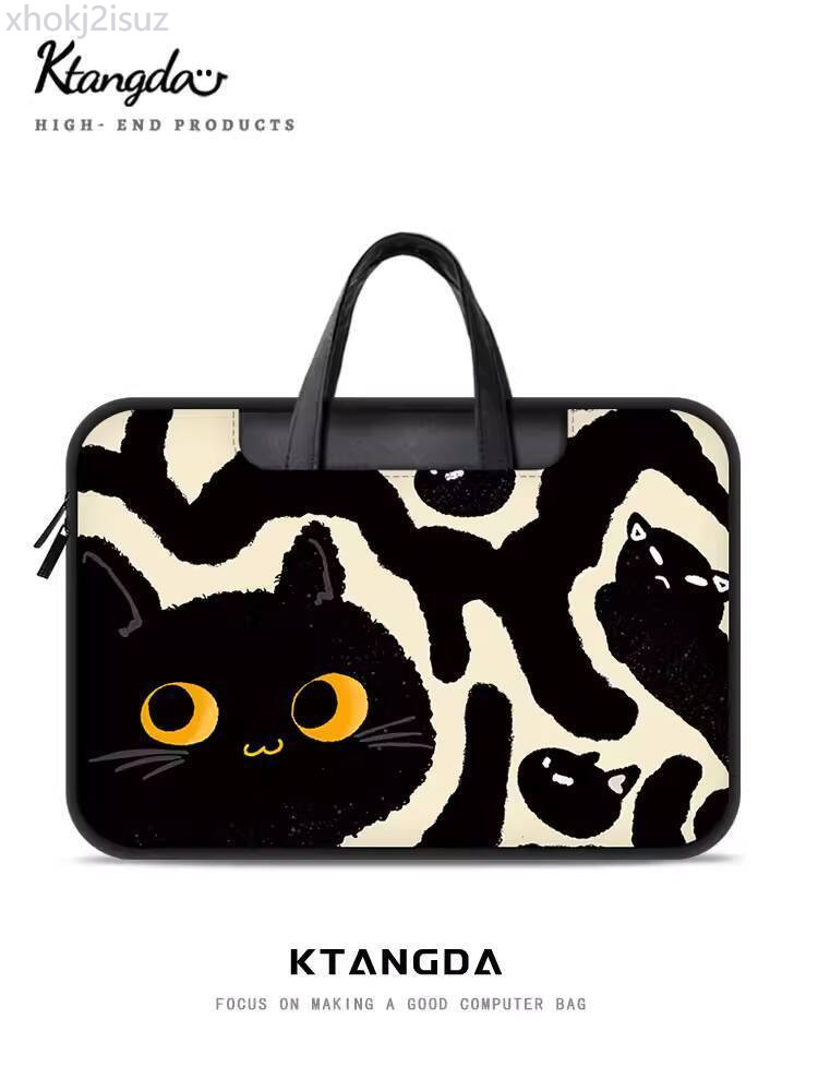 [ Giá SIÊU RẺ ] Túi đựng laptop KTD Original Illustration Black Cat 2024 mới, phù hợp với Apple Mac