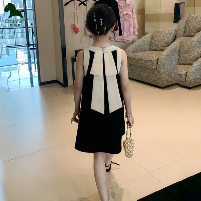 Korean Children's Clothing Girls Dress Summer New Style Girl Forest Style Children's Sleevele