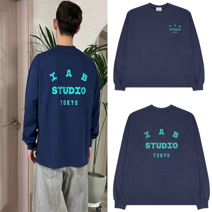 IAB Studio - Áo Thun Dài Tay Phong Cách Hàn Quốc, Chất Liệu Cotton Nguyên Chất Cao Cấp, Thích Hợp Mù