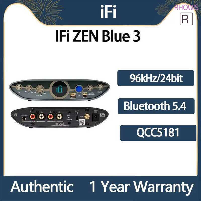 Mới Bộ giải mã/thu tín hiệu Bluetooth không mất dữ liệu iFi ZEN Blue 3 Qualcomm