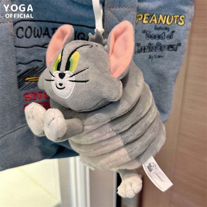 Tom và Jerry Tom Cat Mùa Xuân Kéo Rung Búp Bê Sang Trọng Trang Trí Búp Bê