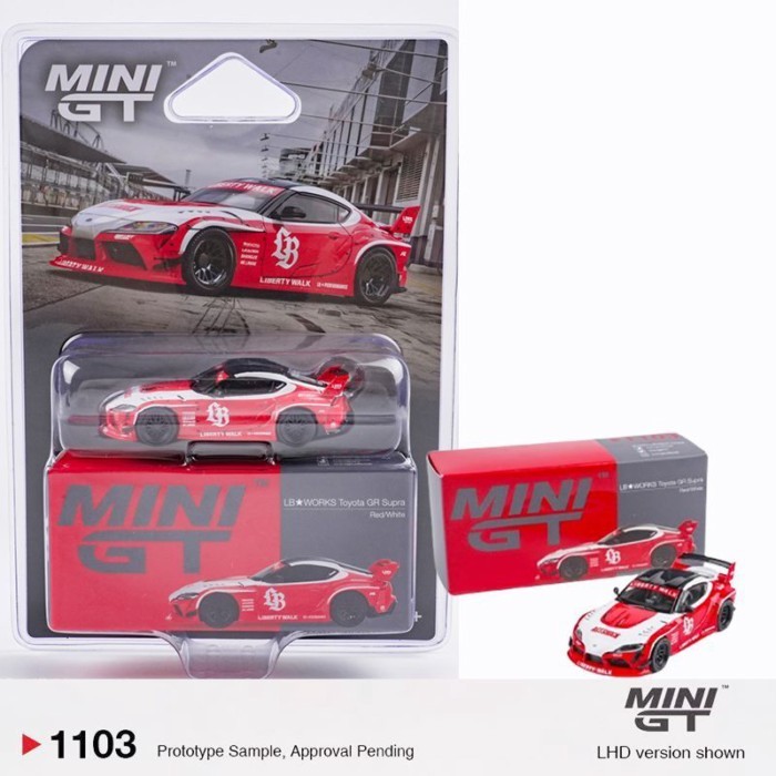 MINIGT 1: 64 Toyota Supra LB WORKS Mẫu xe hợp kim Toyota GR Supra #1103