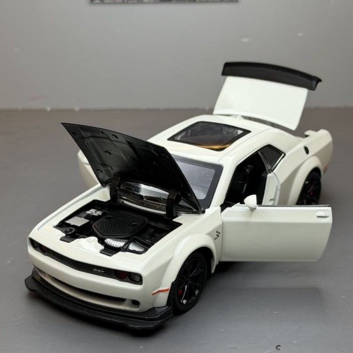 Xe cơ bắp Mỹ 1:32 Dodge Challenger str Hellcat mô hình xe hơi hợp kim trang trí