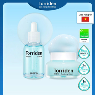 [Torriden Chính hãng] [SET] Serum và kem dưỡng làm dịu da DIVE IN, 50ml+100ml
