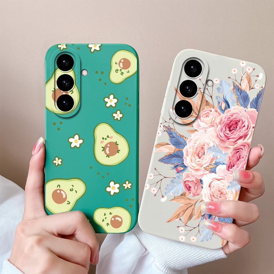 Ốp Lưng Dành Cho Samsung Galaxy S26 S26 Plus S26Ultra Hoa Tươi Sáng Bơ Bảo Vệ Camera Bền Chống Sốc C