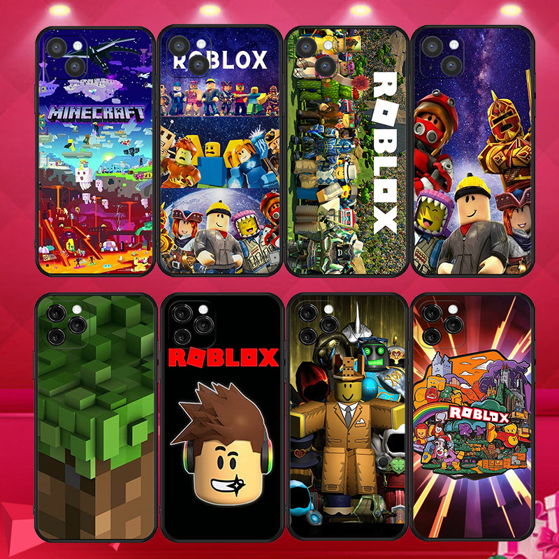 Ốp điện thoại iPhone Air 16 Plus 16 Pro Max 16E 17 Pro max roblox1 màu đen mềm