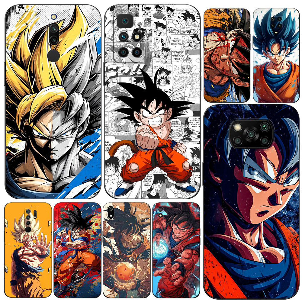 Ốp Lưng Cho Xiaomi MI 9 Lite MI9T / 9TPRO A3 Lite Ốp lưng Silicon Mềm Đen tpu King Goku