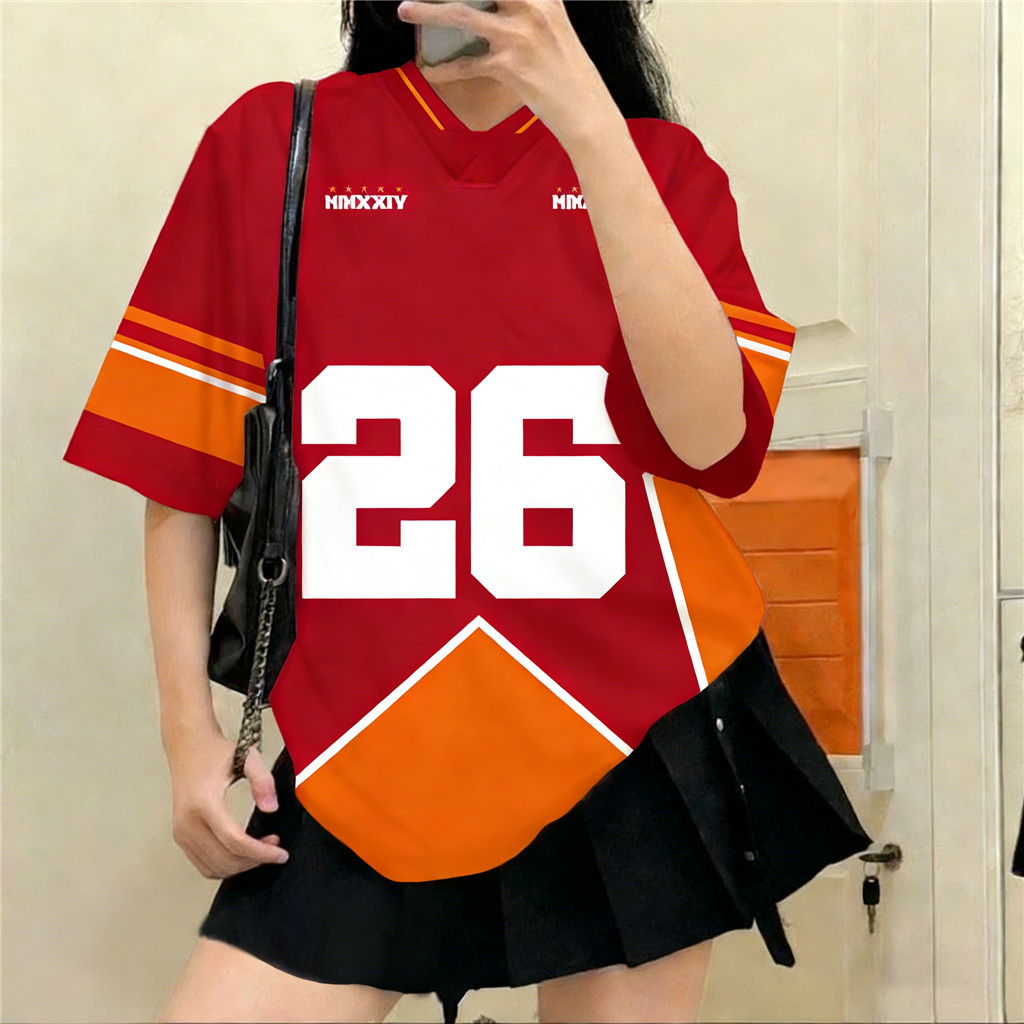 Jersey Vintage Retro 26 / Jersey Vintage / Jersey Kiddo Unisex / Jersey Dạo Phố