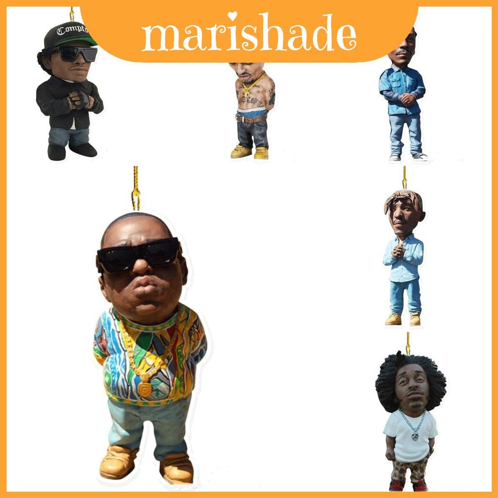 Trang trí mặt dây chuyền độc đáo Acrylic Biggie Notorious Đặc trưng