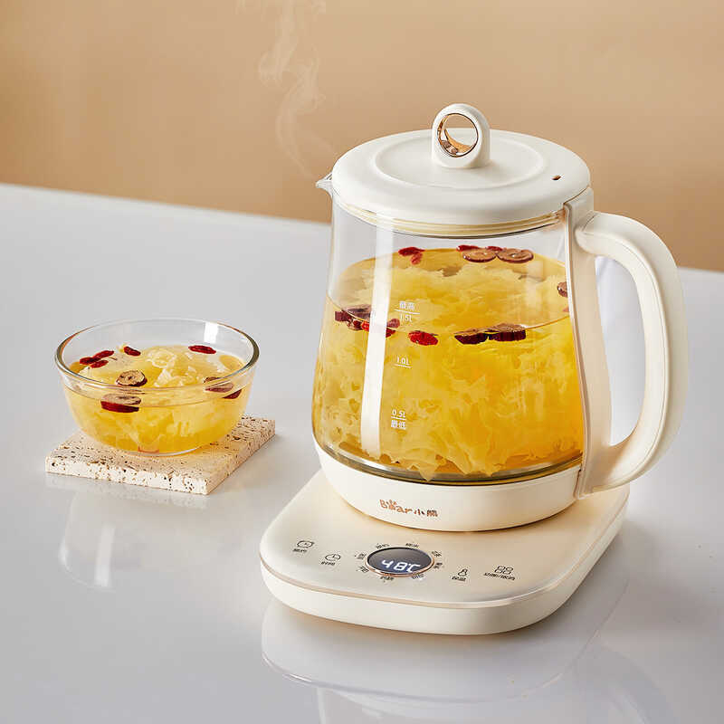 Gấu Ấm Siêu Tốc YSH-E15M1 Đa Năng Cách Nhiệt Trà Ấm Siêu Tốc Điện Điện Stew Cup Trà Văn Phòng
