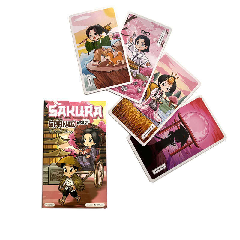 12X7cm Sakura Spring Tarot Sakura Spring Tarot Bán lẻ thứ hai