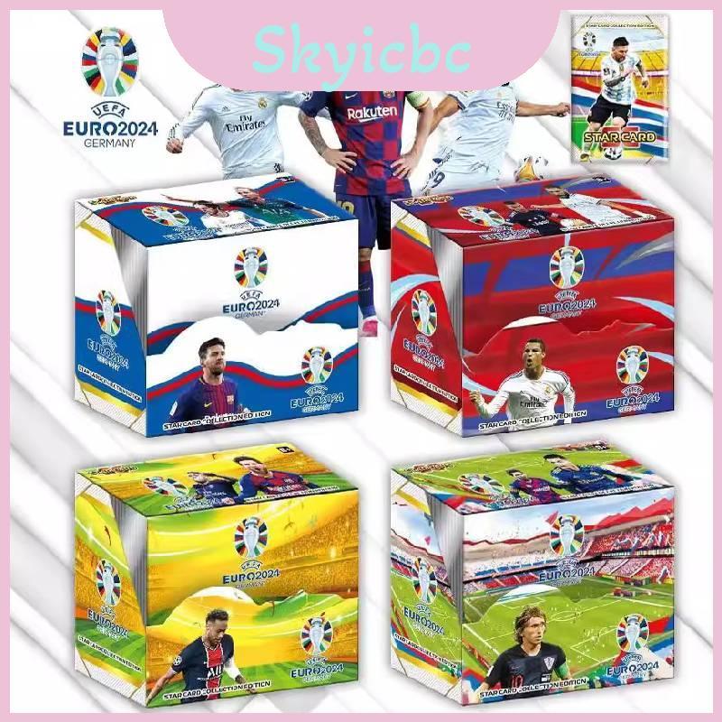 Topnotch Soccer Star Cards Cúp Châu Âu Messi Ronaldo Neymar Bộ bài chơi game sưu tầm