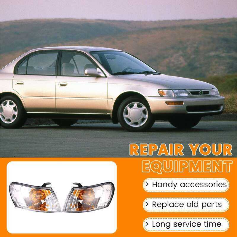 1 Cặp Đèn Góc Trước Ô Tô Cho AE100 AE101 E100 1993 1994 1995 1996 1997 Đèn Tín Hiệu Auto Pro Zone