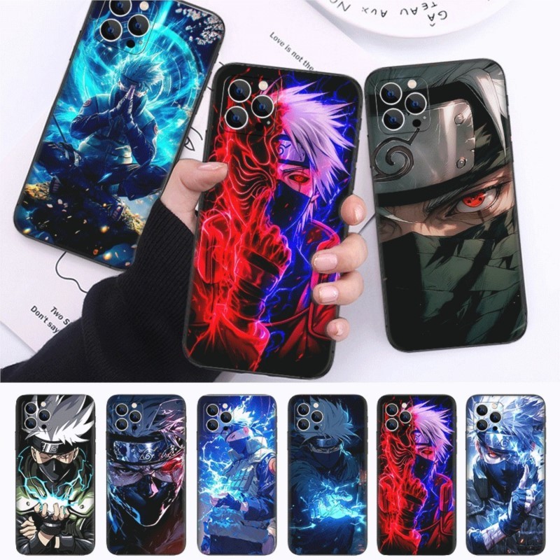 Cho iPhone XS Max 11 12 13 Pro Max Mini Khả Năng Tương Thích TPU Ốp Điện Thoại Mềm Bảo Vệ P9 Anime N