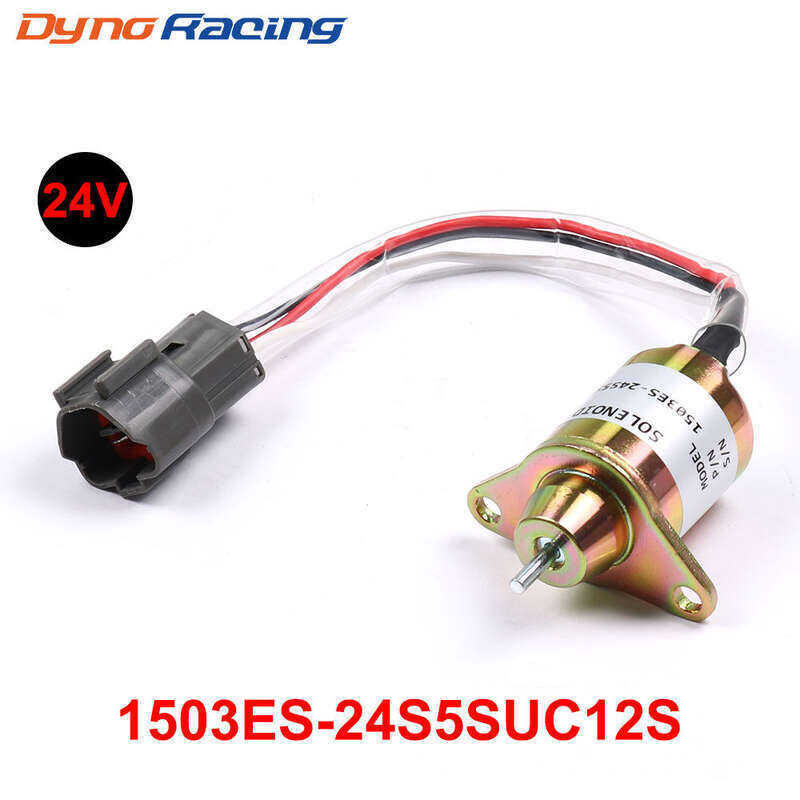 Dừng Lại Cho Yanmar 3TNV88-BPTB2 1503ES-24S5SUC12S 24V Nhiên Liệu Động Cơ Tắt Van Điện Từ Tự Động Pr