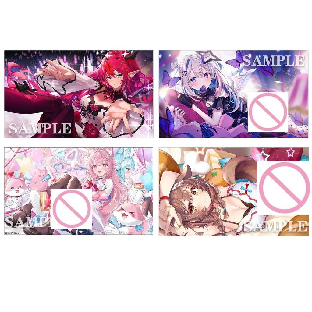 Hololive Ảo Thần Tượng Amane Kanata Inugami Korone 60x35cm Bảng Thẻ Trò Chơi Thảm Hakui Koyori IRys 