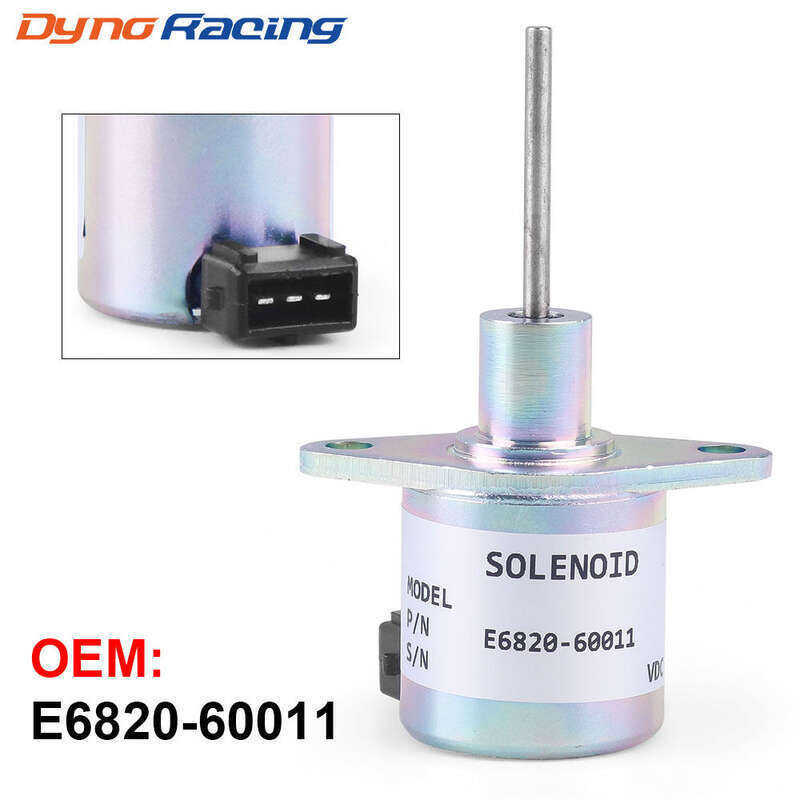 E6820-60011 E6850-60012 Động Cơ Mới Dừng Điện Van Điện Từ Phù Hợp Cho Kioti Máy Kéo DK35 DK40 DK45 D