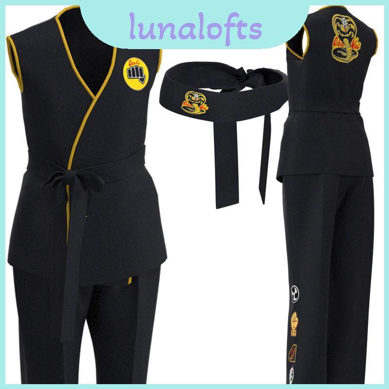 Trang phục Cosplay Karate Kid Cobra Kai Quần áo Taekwondo thoải mái cho Halloween