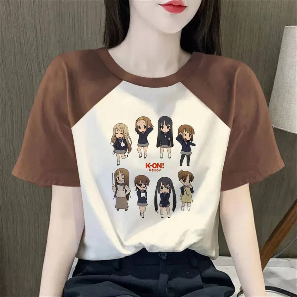 Áo sơ mi K-on nữ anime gyaru emo party top tees gyaru grunge dễ thương kawaii gothic