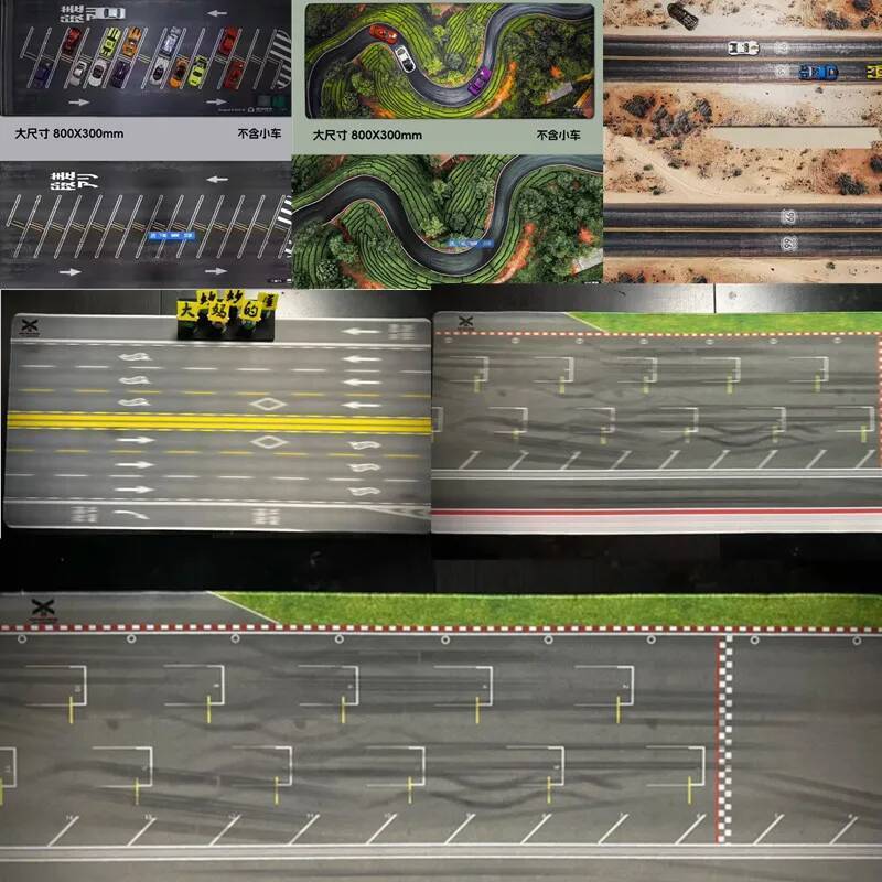 1: 64 Dynamic Static Road Mat Racing Track Drifting Track Route 66 in the US Scene Accessory Japan P