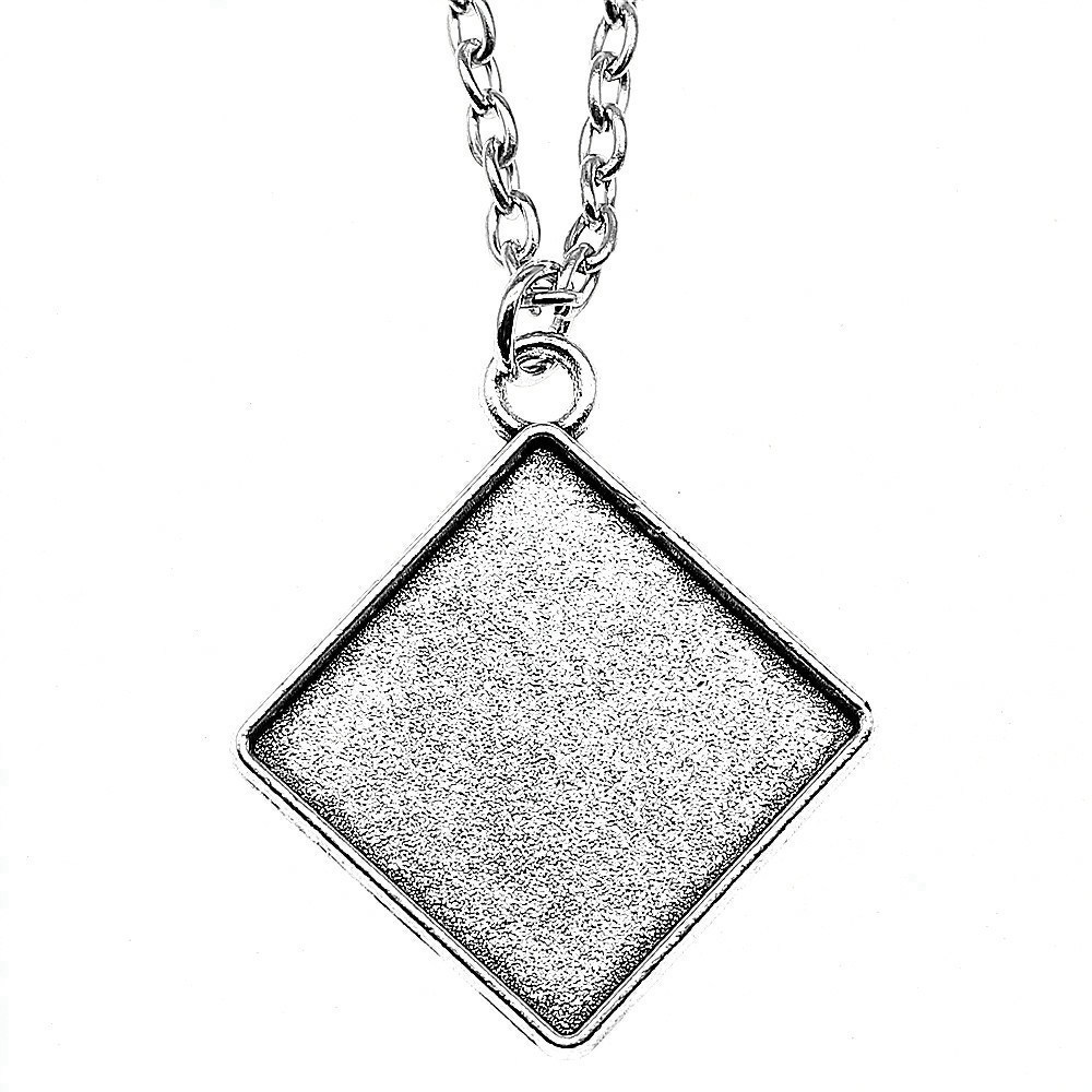 Pretty Fit 20mm Kính Phẳng Cameo Đế, Vòng Cổ 45cm/70cm