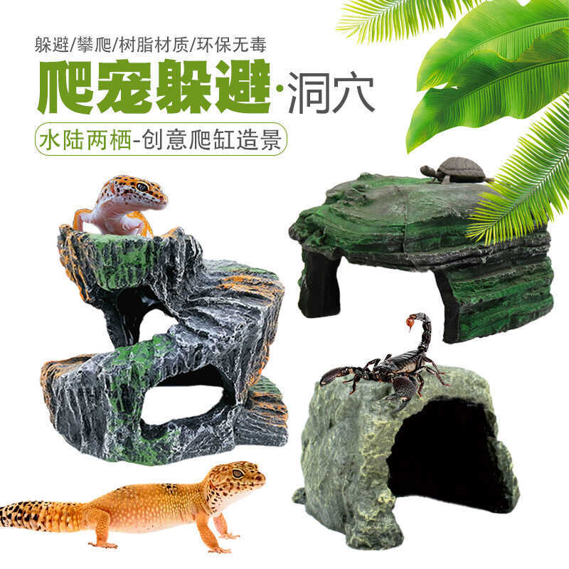 Rùa Leo Thú Cưng Dodge Caves Hermit Cua Leo Dodge Hamster Rùa Giống Dodge Hang Động Bể Cá Đất
