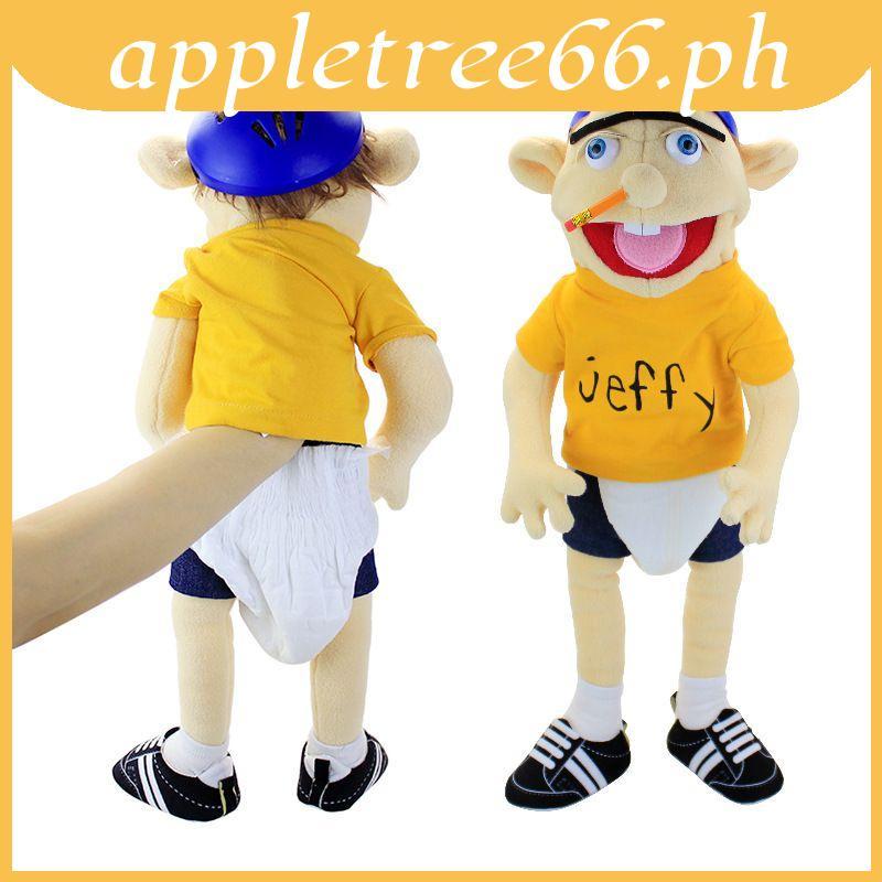 60cm Jeffy Con Rối Búp Bê Jeffy Tay Con Rối Sml Jeffy Con Rối Gia Đình Thật Jeffy Zombie Cậu Bé Tay 