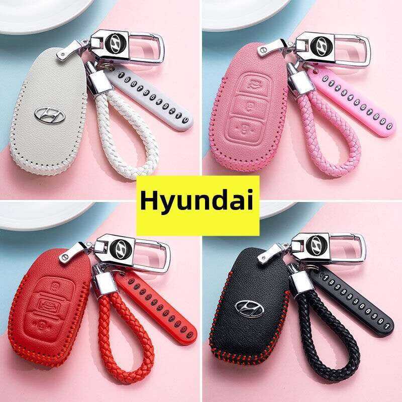 LAIFU Hyundai Cover Reina Veloster Accent Kona Địa điểm Tucson Palisade H100 Starex Móc chìa khóa ch