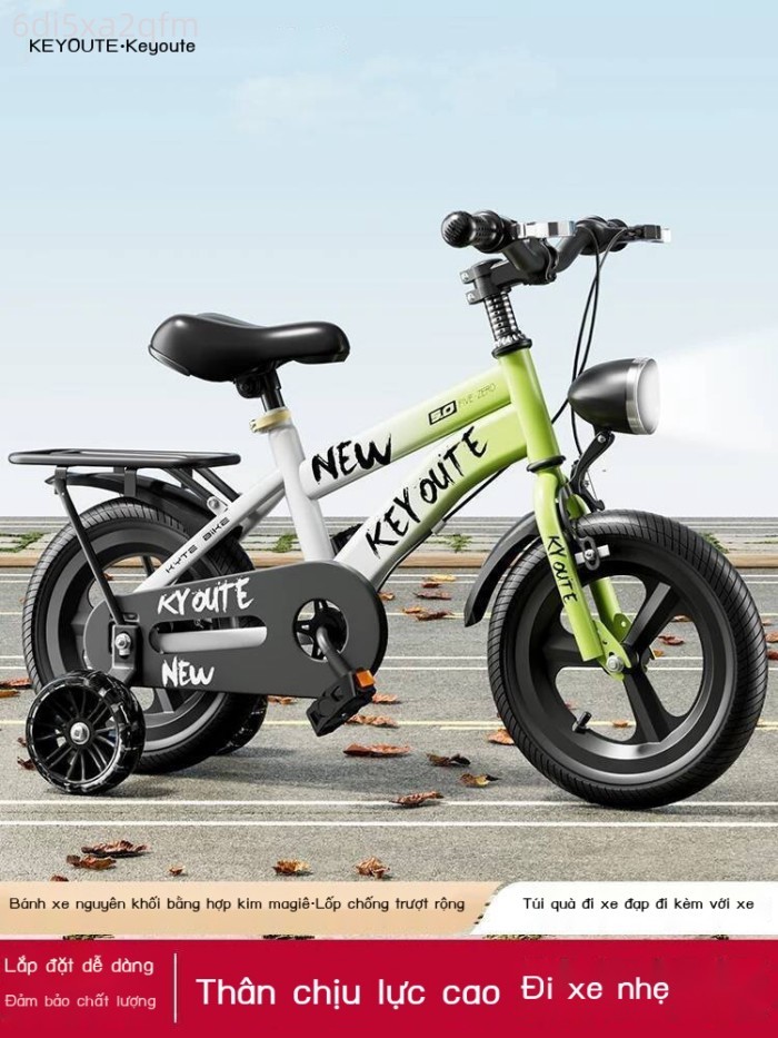 [SIÊU HOT 2026] Xe trẻ em Koyote, 3-4-5-6-8 tuổi, cho trai và bé gái, xe lớn có bàn đạp 16inch