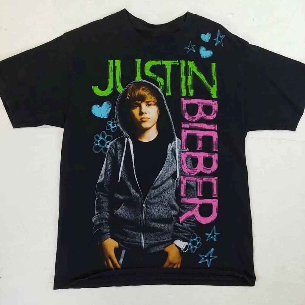 Quần áo unisex mùa hè từ chất liệu cotton, phong cách vintage Inspired bởi Justin Bieber và thời tra