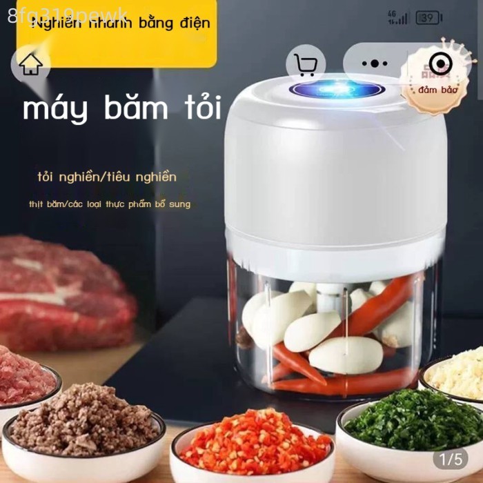 [VIP] Máy nghiền tỏi điện Chenmu Haowu Mihong đa chức năng, không dây, tự động, dùng trong gia đìn