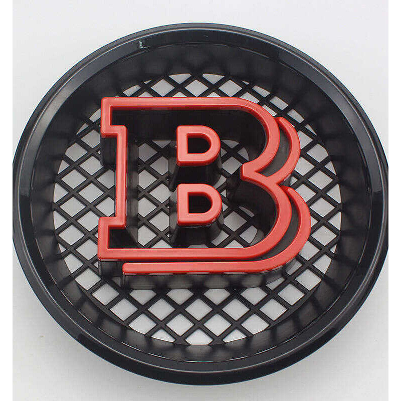Biểu tượng lưới tản nhiệt phía trước 185mm logo B màu đỏ cho BRABUS Mercedes BENZ G class W463 G500 