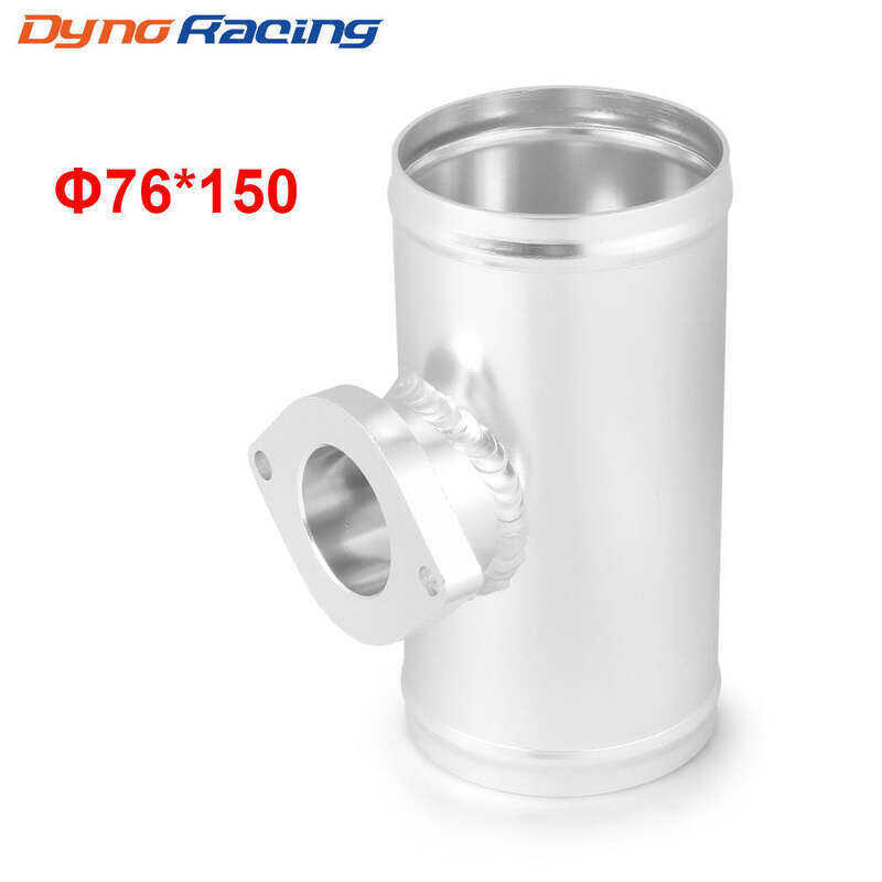 Ống bích nhôm Turbo 63mm 2.5 "76mm 3" cho GD-RS FV RZ BOV Bộ chuyển đổi van xả L = 150mm Bạc Auto Pr