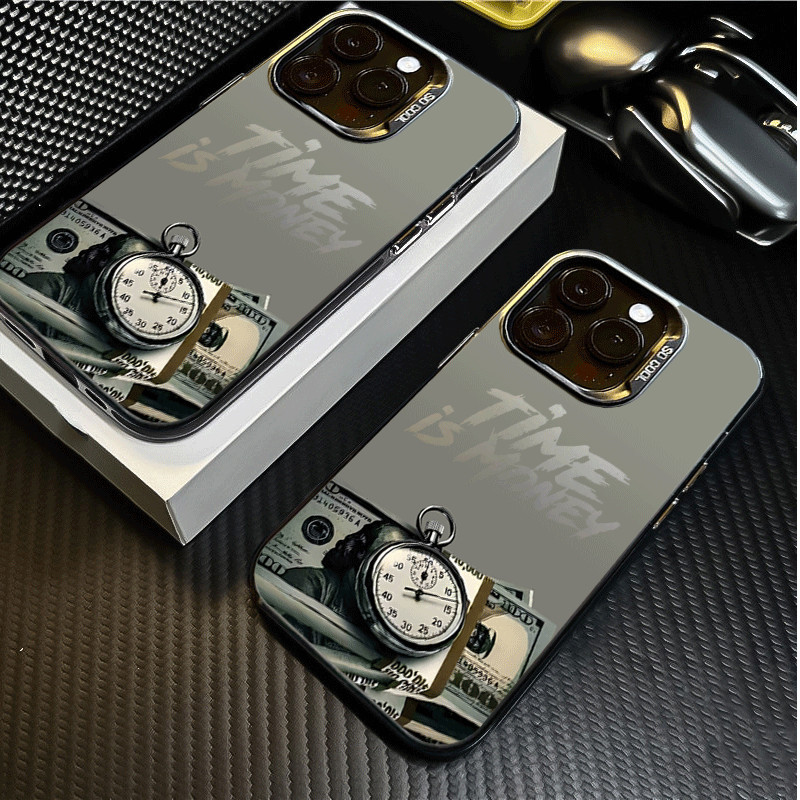 Time is moneySòng bạc cho OPPO A60 A18 A37 A57 A36 A17 A96 A53 A3S A95 A15 A16K RENO 14 13 Bìa cứng 