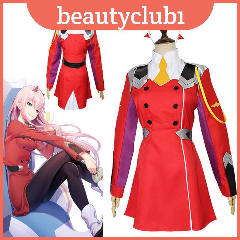Quyến Rũ Darling In The Franxx Zero Two Cosplay Phù Hợp Với Unisex Halloween