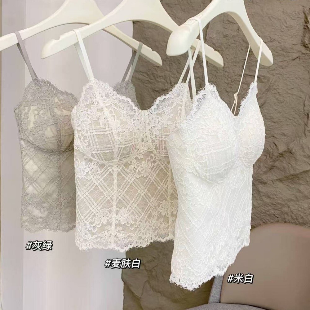 Áo lót Cami phong cách Boho Áo khoác ngoài mùa hè lãng mạn