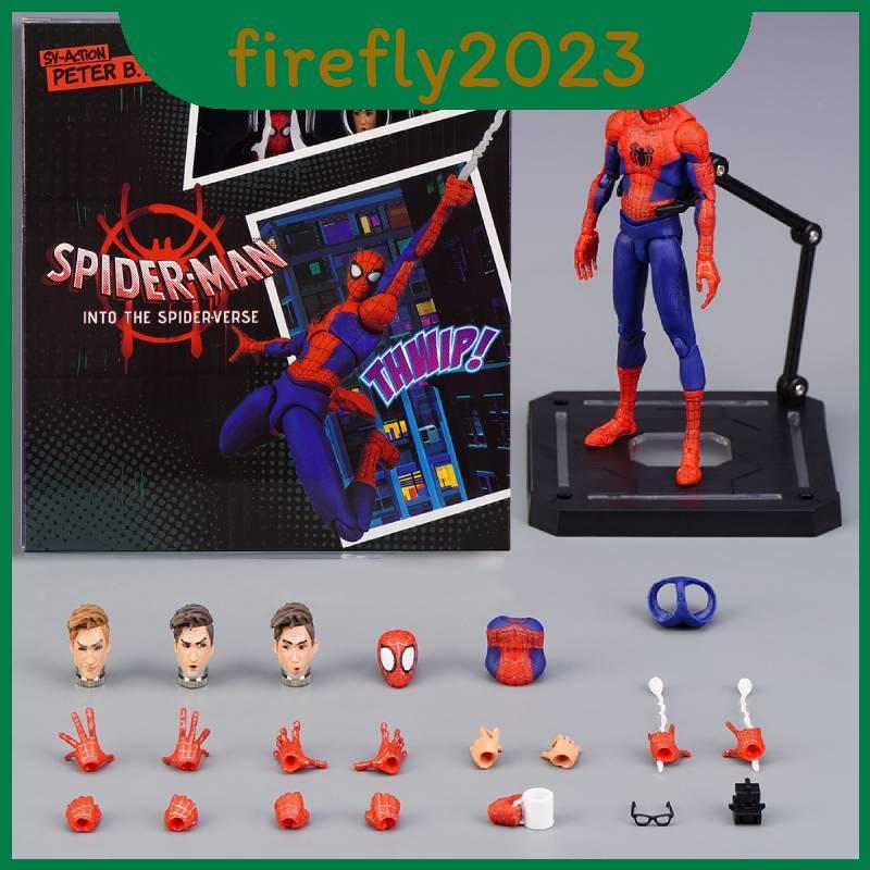6.29in Marvel Hero 1000 Value Training Người Nhện Vũ trụ song song Peter Parker Hình có thể giả định