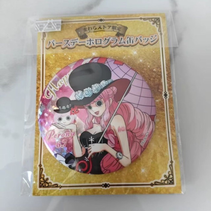 ONE PIECE Perona Ghost Princess Tinplate Huy hiệu Acrylic Stand Anime Hàng hóa