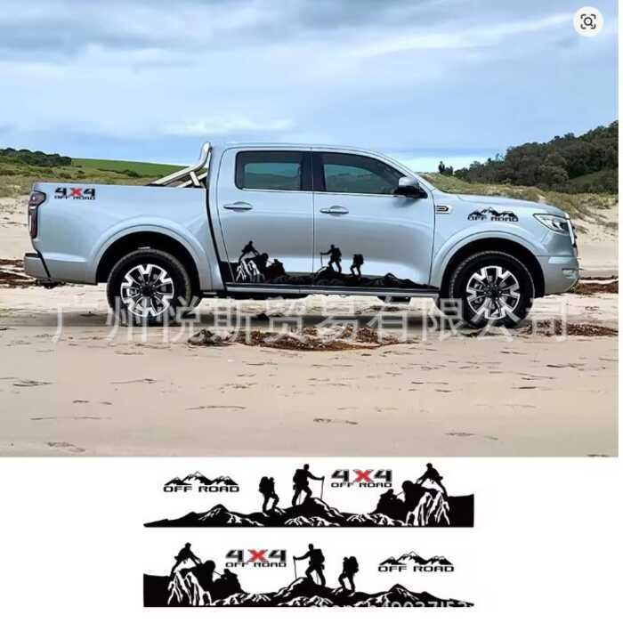 Thích hợp cho Great Wall GWM1 Paopole Wingle Truck 4x4 Off-Road Vehicle Sticker Car Vinyl Trang trí