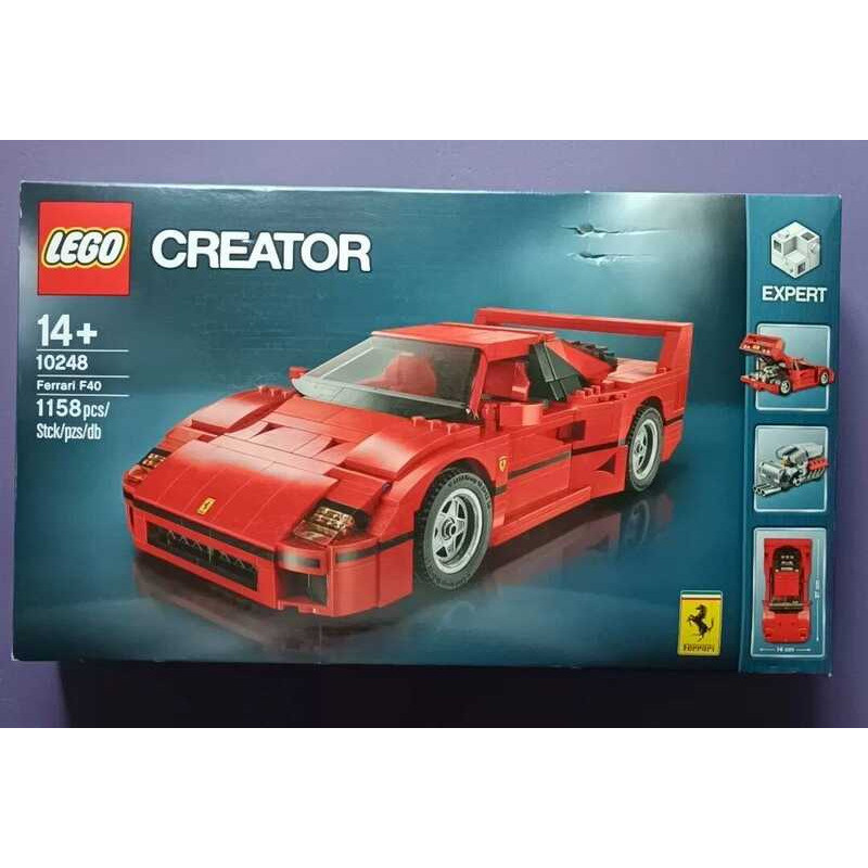LEGO 10248 Xe đua Ferrari F40 màu đỏ, hoàn toàn mới