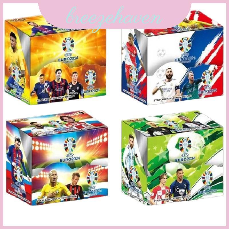 Topnotch Soccer Star Cards Cúp Châu Âu Messi Ronaldo Neymar Bộ bài chơi game sưu tầm