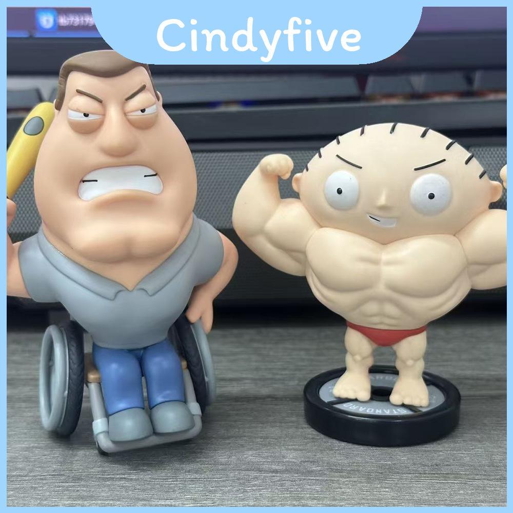 Guy Family Nhân vật Quahog Pvc Mô hình thu nhỏ cho sinh nhật và sưu tập