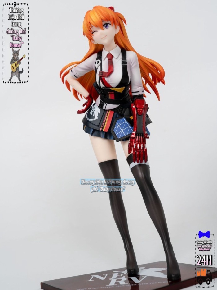[GW] Mecha Asuka độc quyền, Hình Asuka Robot đứng, Đồ trang trí mô hình hai chiều