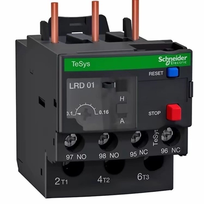 Rơle quá tải nhiệt Schneider LRD21C 08C 10C 12C 14C 32C với Contactor LC1D
