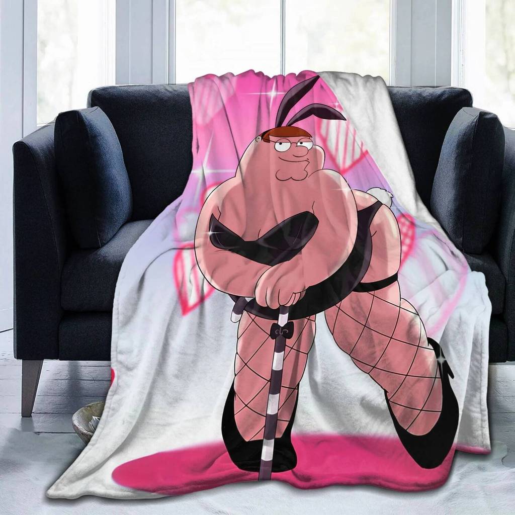 Peter Griffin Sang Trọng Chăn Flannel Mềm Tất Cả Các Mùa Ghế Cho Văn Phòng Tại Nhà Nhân Vật Biểu Tượ