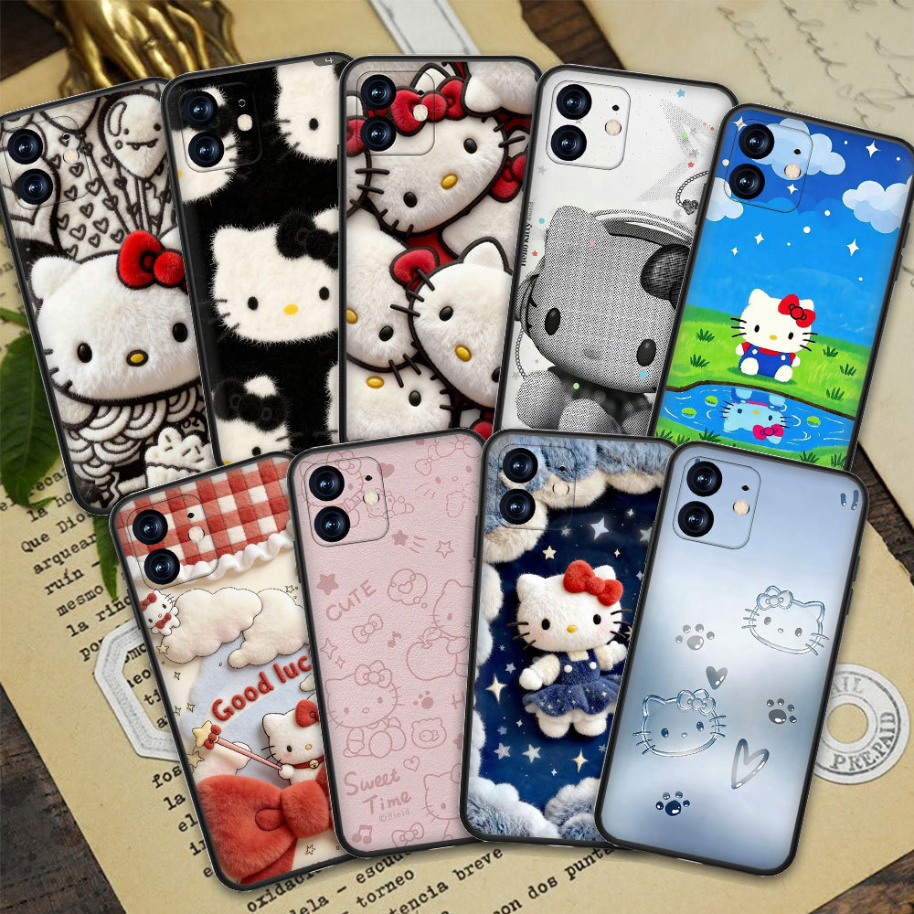Ốp Điện Thoại Silicon Mềm 6V84 Hello Kitty OPPO A15 A15S A16 A16S A16K A16E A12 A12S A5 A9 A8 A31 A1
