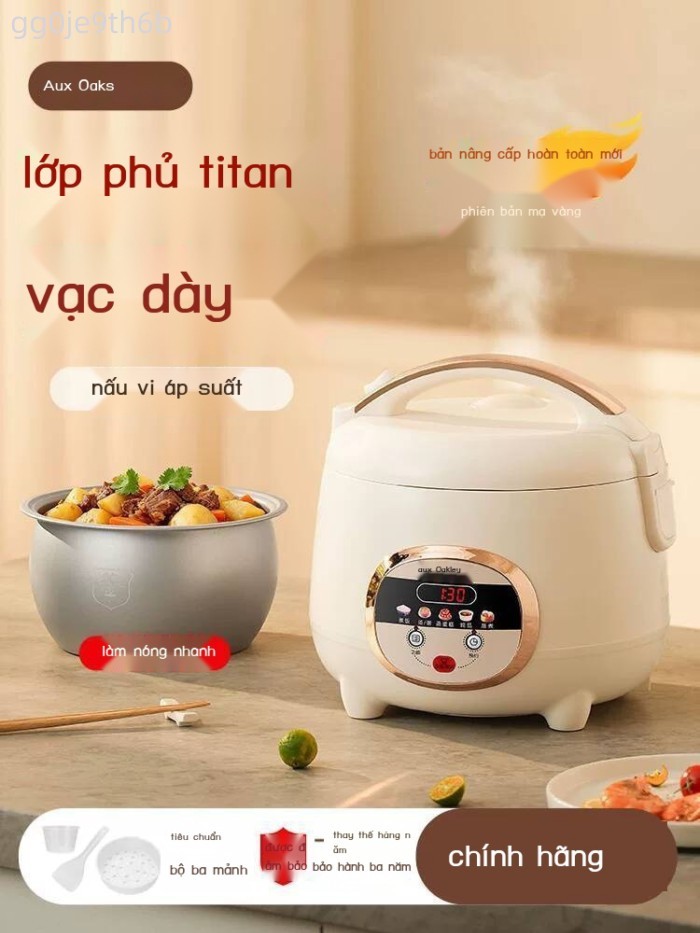 [VIP] Nồi điện Oaks dùng gia đình, phù hợp cho 3-4 người, cơm mini đa chức năng với lòng nồi chống