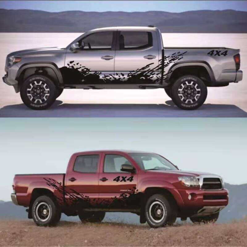 Cửa bên ô tô vinyl decal tạo kiểu nhãn dán F150 F350 F450 Ford Ranger Toyota Tundra ISUZU DMAX Trito