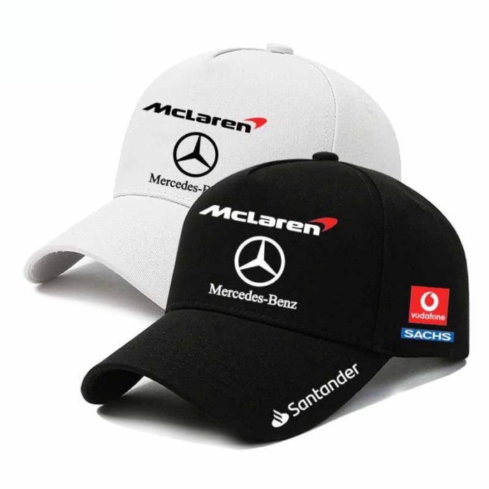 Sản phẩm mới Mercedes-Benz Fleet F1 Mercedes-Benz SI Mũ bóng chày McLaren Đội thi đấu Thể thao ngoài