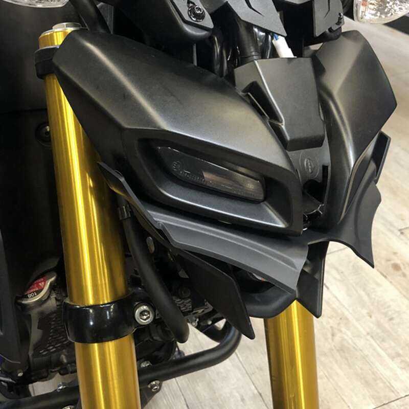 Cho MT15 MT-15 2018-2021 Mặt Trước Khí Nén Fairing Cánh Đầu Vỏ Bảo Vệ Sợi Carbon Auto Pro Zone